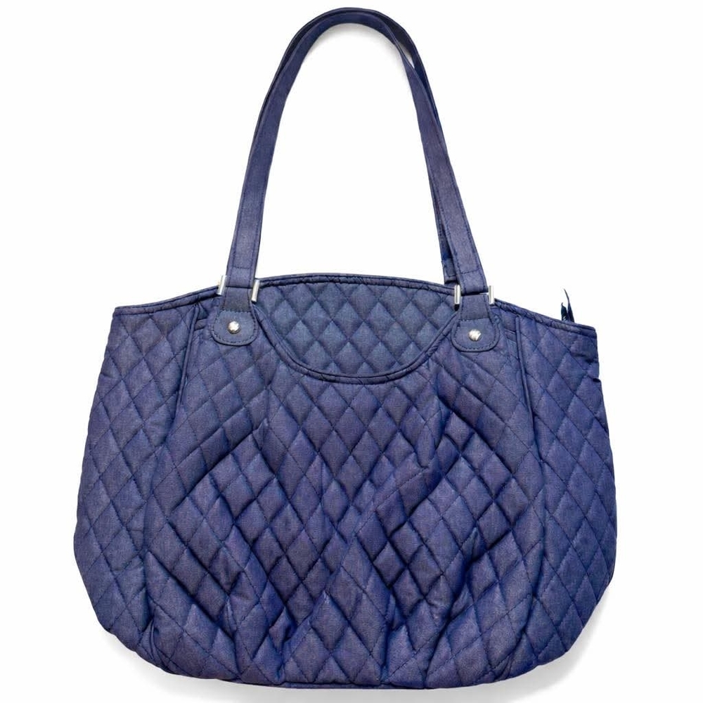 Vera Bradley Deep Blue Quilted Tote